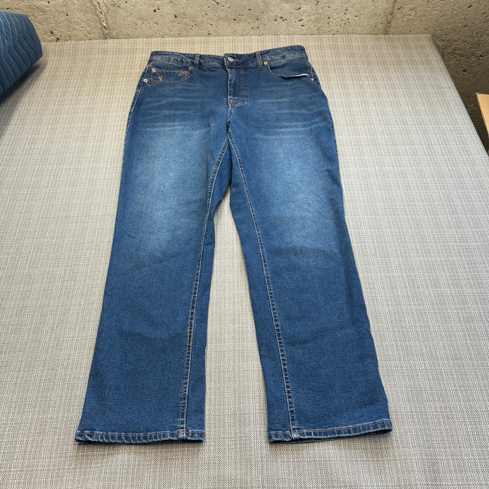 Frye Jeans Womens 12 / 31 Western Stretch Cowgirl High Rise Americana Straight